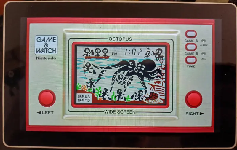 M5Stack Tab5 Game & Watch Emulator