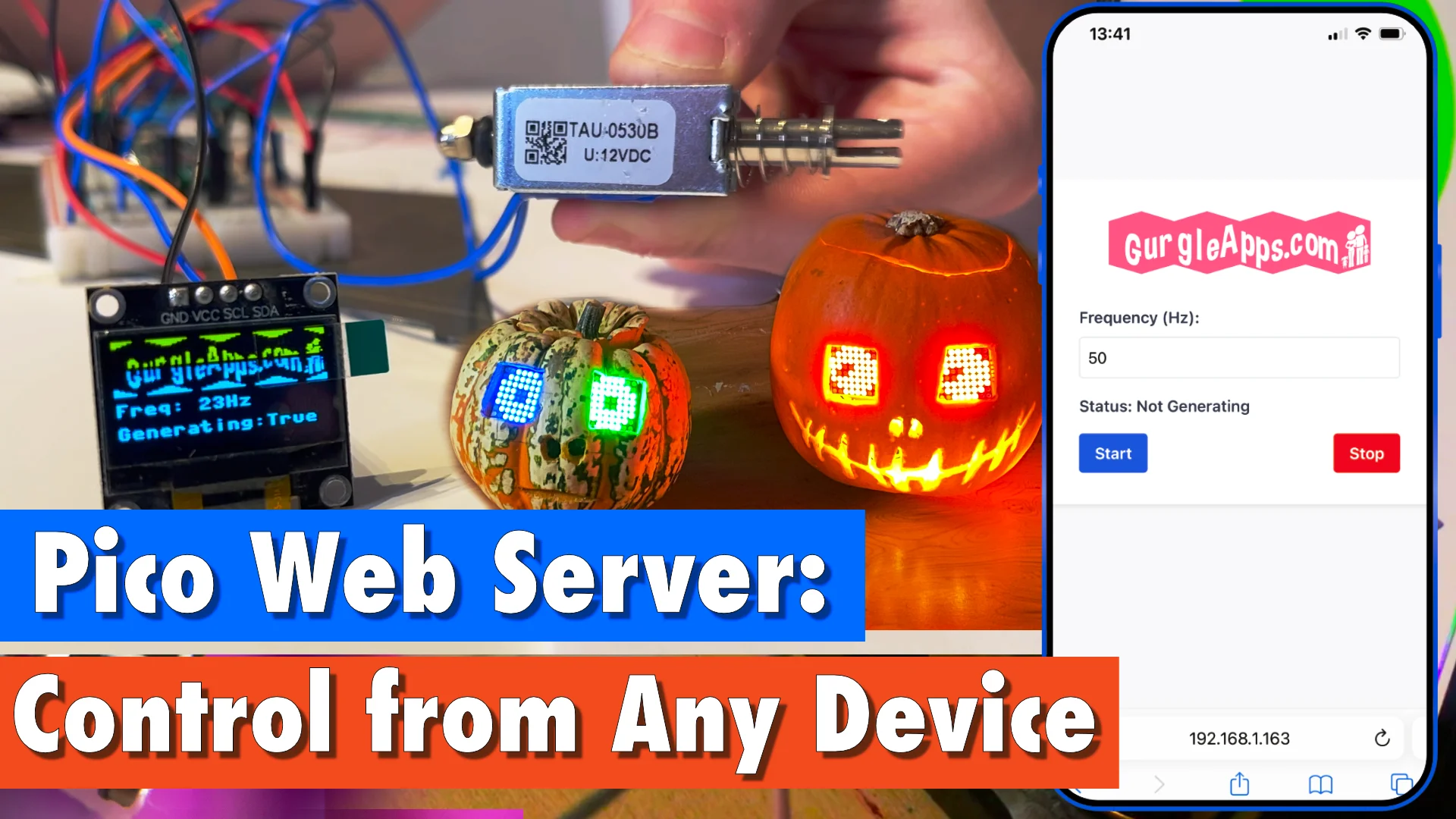 Raspberry Pi Pico Web Server Control