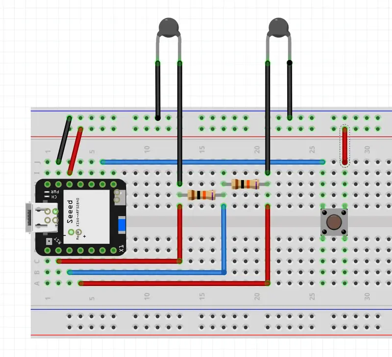 Zigbee Flow and Return Temperature Sensor