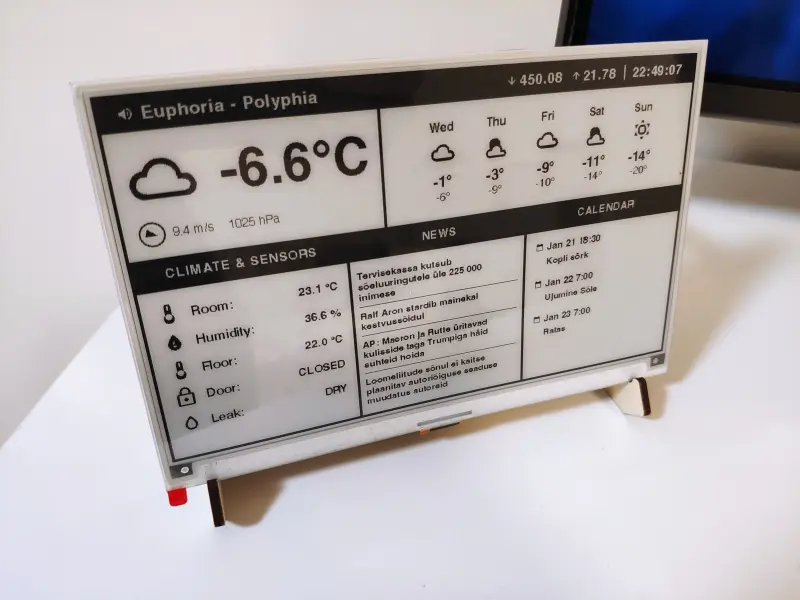 E-Ink Assist Screen
