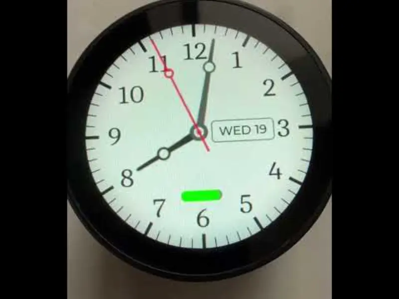 FlatSphere Clock