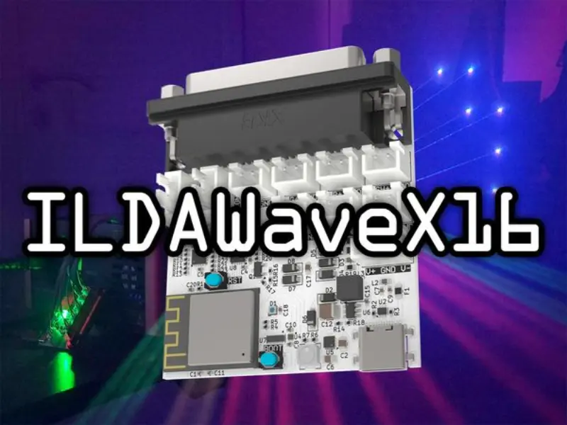 ILDAWaveX16 - Open Source Laser DAC