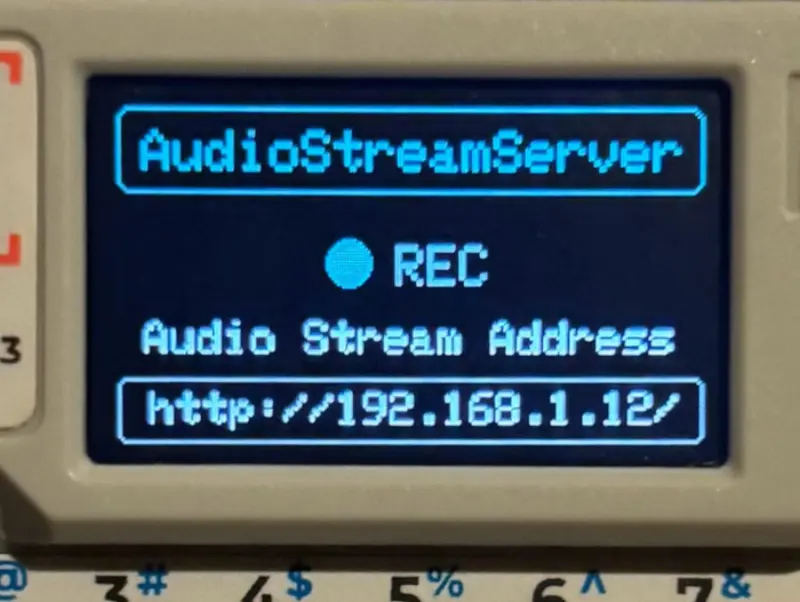 Audio Stream Server for M5Cardputer