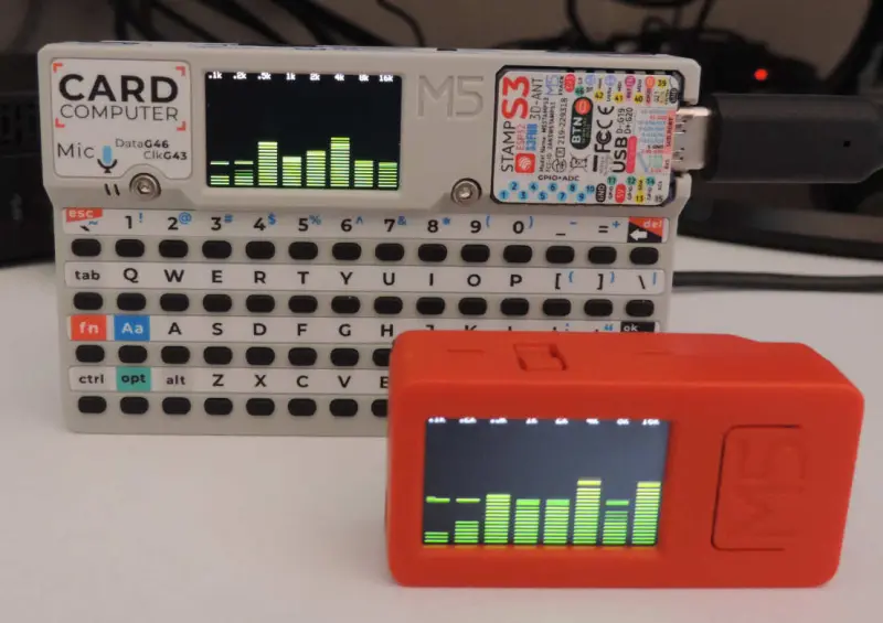M5Cardputer Audio Spectrum Display