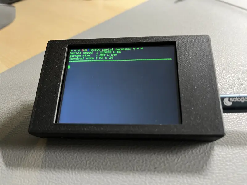CYD ANSI-VT100 Serial Terminal