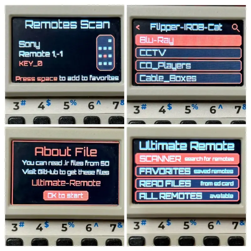 Ultimate Remote for M5Cardputer