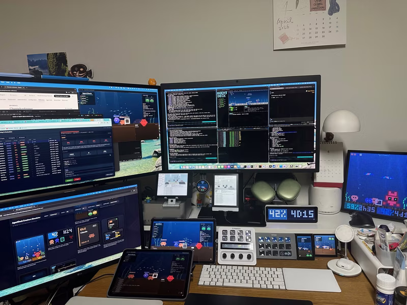 AgentDeck hardware setup