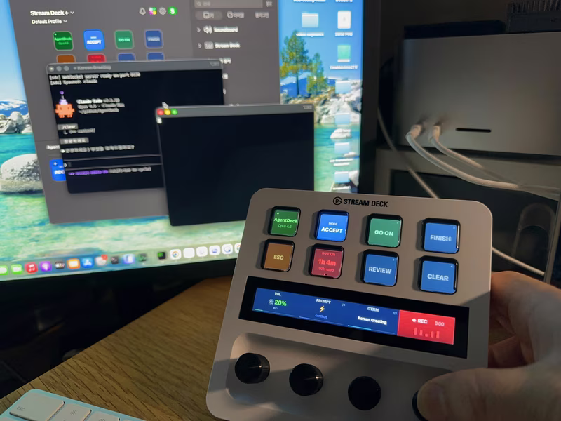 Stream Deck+ layout