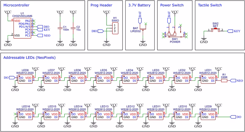TinyBling Hardware Schematic