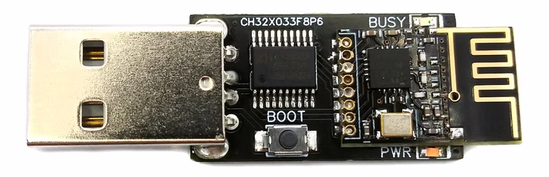 USB2NRF PCB Top View
