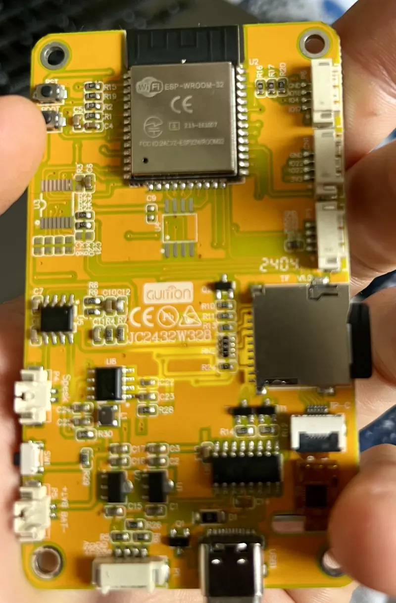 JC2432W328 Microcontroller Board Documentation