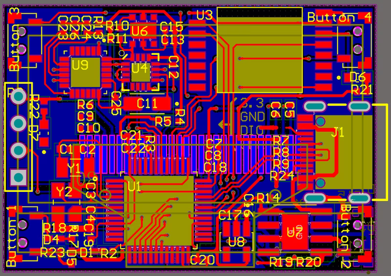Leta 2-layer PCB Layout