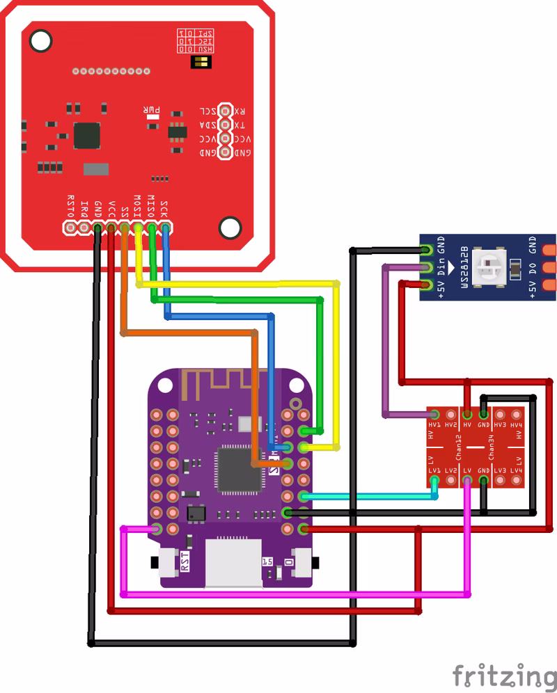 Wiring diagram for OpenSpool without custom PCB