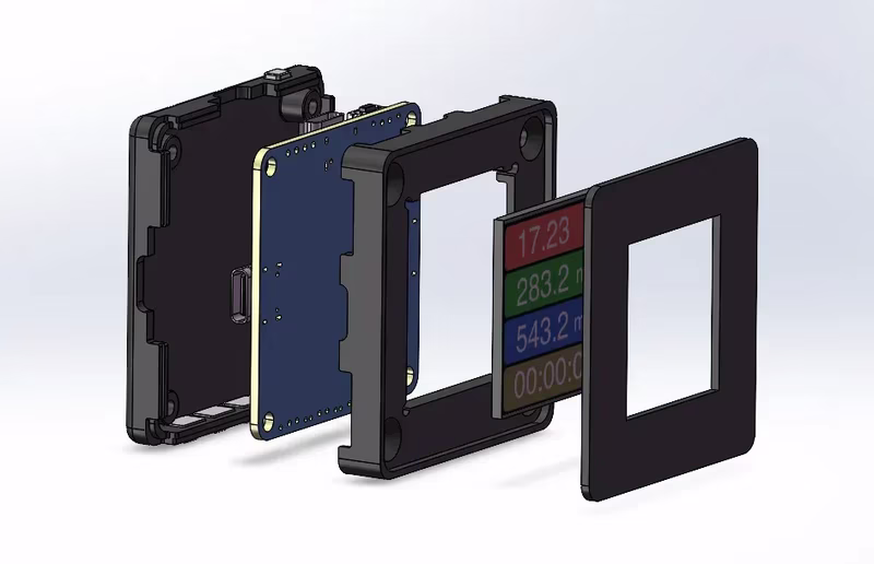 3D exploded view of the Power-Pico assembly