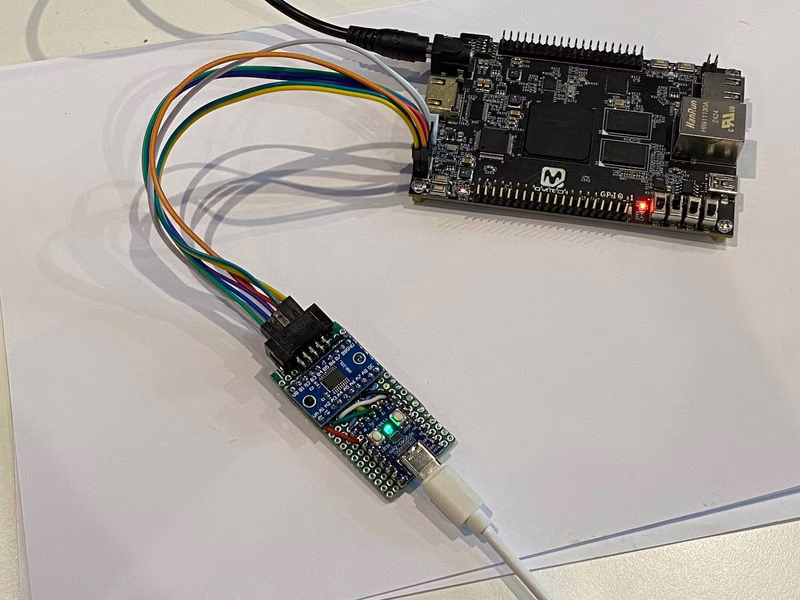 Compact RP2040-zero implementation