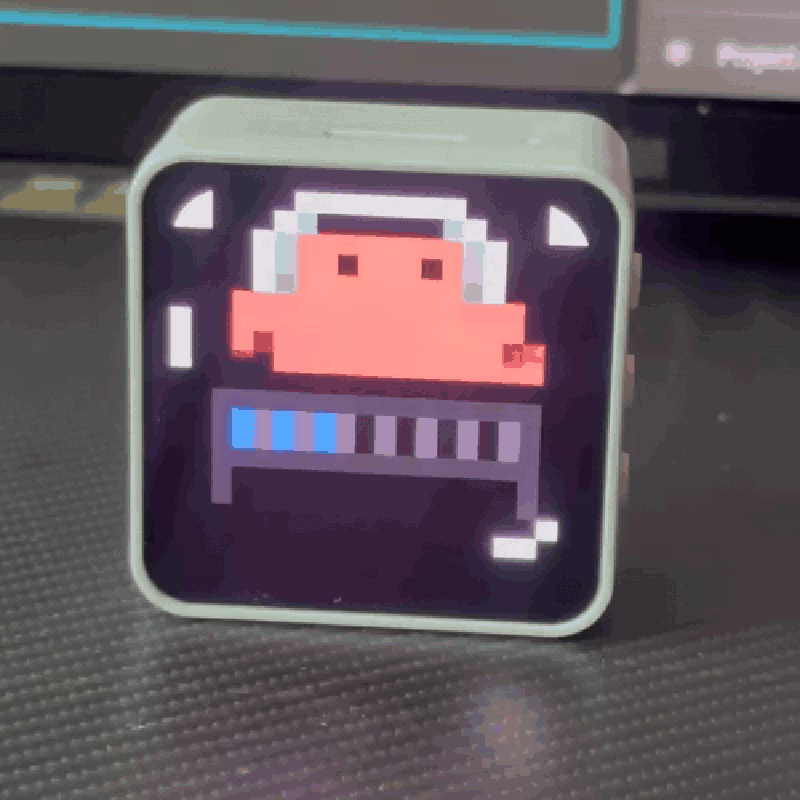 Clawd animation screen