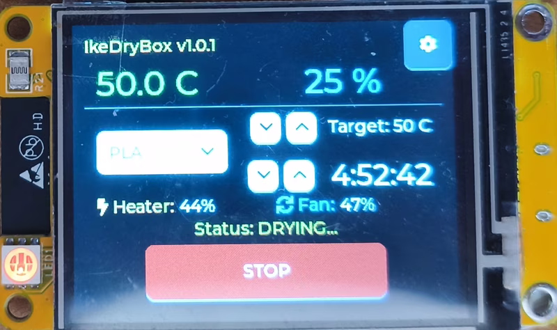 IkeDryBox - Smart 3D Filament Dryer