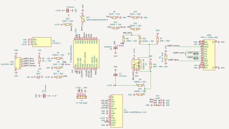 Reverse engineered PCB
