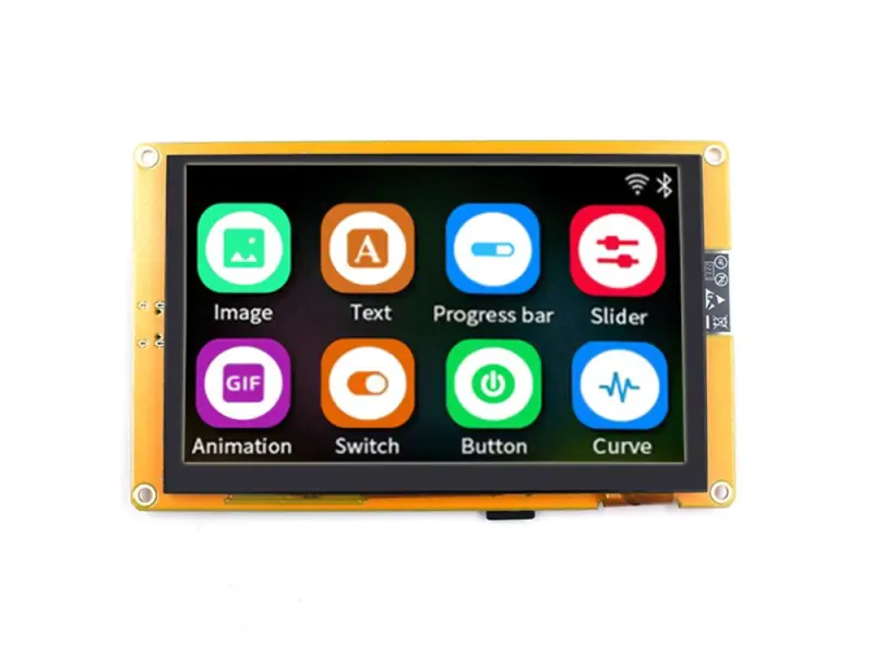 ESP32-8048S050C with LVGL 9.4 and FreeRTOS
