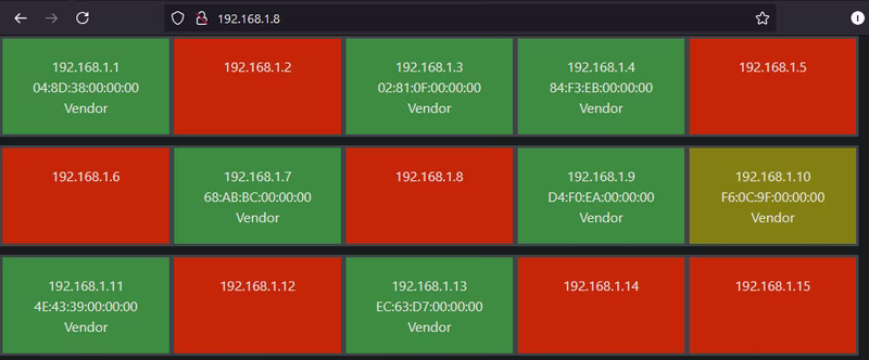 ESP32 Network Scanner