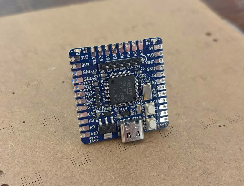 Custom STM32-based PCBs