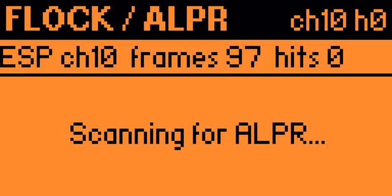 Flock / ALPR Detect interface