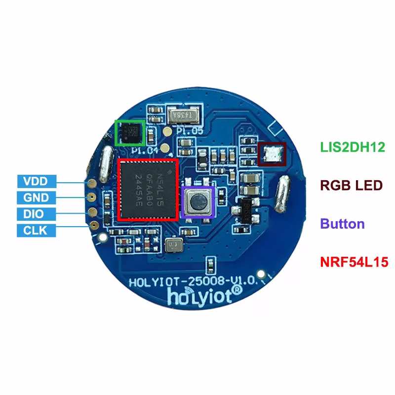 Holyiot-25008 nRF54L15 module board