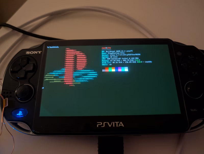 Linux for PlayStation Vita