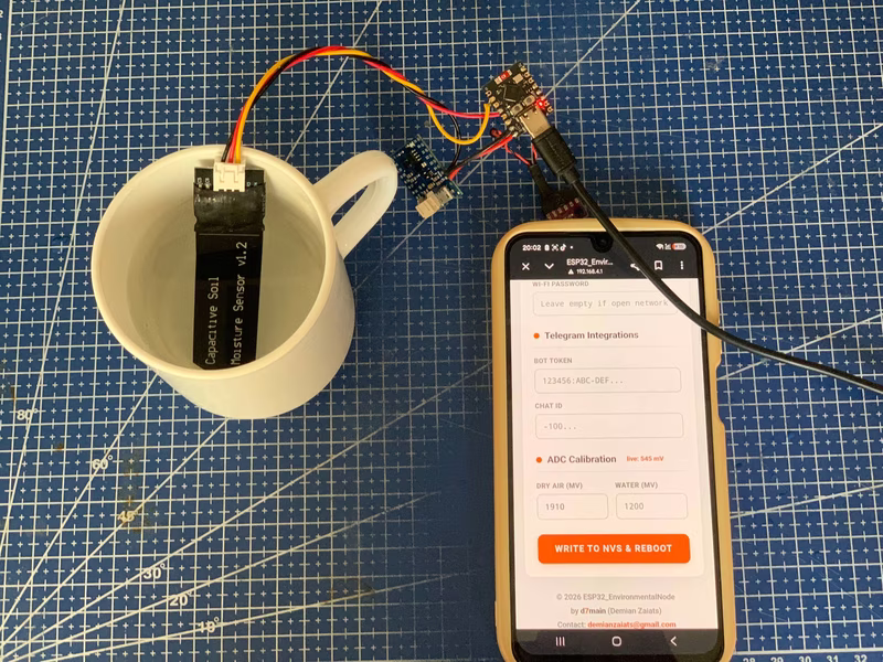 ESP32-C3 Environmental Monitoring Node