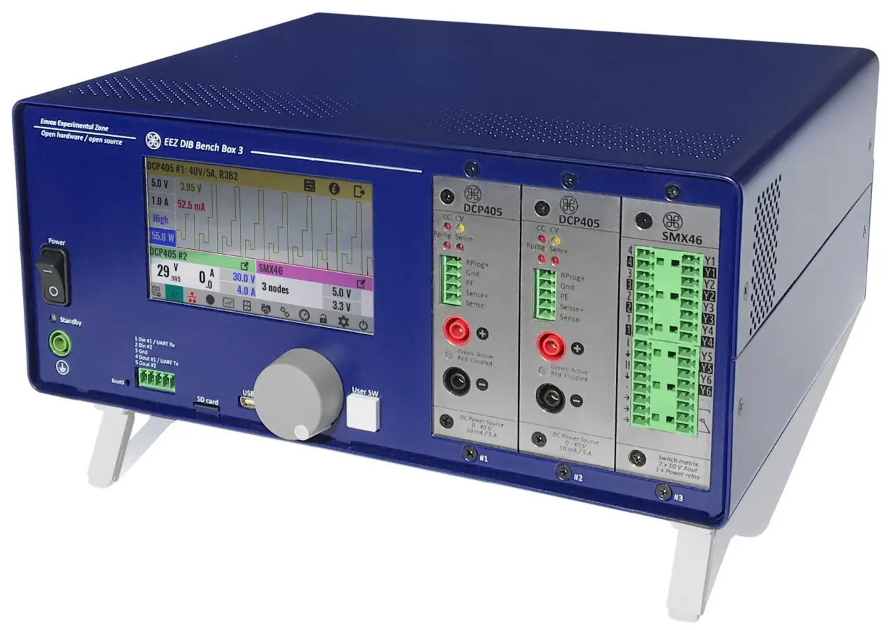 EEZ Bench Box 3 (BB3) Modular Power Supply Platform